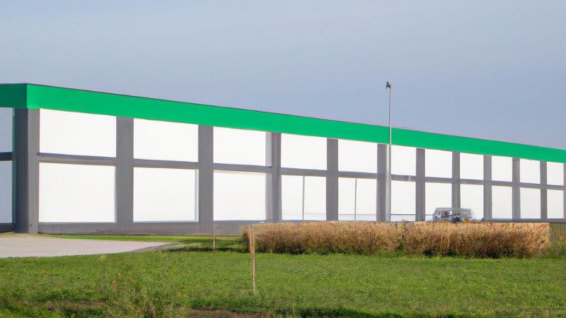 Industrial facility image rendering from Dall E